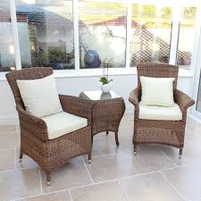 Cozy Bay Panama Rattan Tea 4 Two Companion Set Java Honey Rattan Outdoor Furniture Rattan Furniture Set Furniture