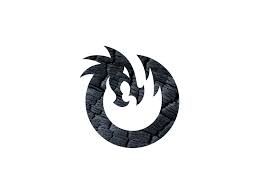 Dragon Symbol Logo Dragon Fantasy Logo Dungeons And Dragons Art