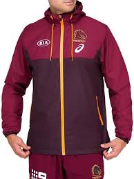 Including the team jersey and shorts, they'll be wearing a replica of what their favou. Brisbane Broncos Wet Weather Jacket Mens 2021 Maroon