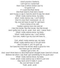 Santeria Guitar Tab With Lyrics Articlefind santeria guitar tab with lyrics