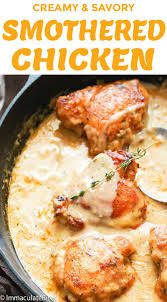 Smothered Chicken Southern Recipes Dinner Southern Recipes Southern Recipes Soul Food