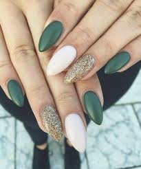 Maybe you would like to learn more about one of these? 40 Warm Fall Nail Design Make You Cute Sooshell Green Nails Dark Green Nails Fall Nails Acrylic