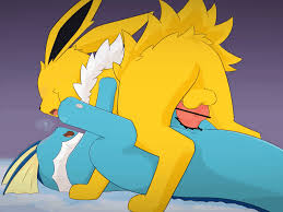Two of the Eeveelutions (Vaporeon and Jolteon) Going at It [MF] :  rFeralPokePorn