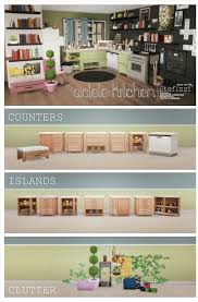 Welcome to lilsimsie's custom content finds blog (ft. Adele Kitchen By Stefizzi Sims 4 Kitchen Sims 4 Cc Furniture Sims 4