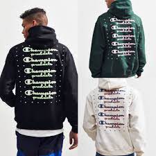 Champion Uo Exclusive Neon Stacked Hoodie Sweatshirt Off 58 Wuuproduction Com