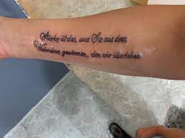 This design usually shows short one example of the longer style is religious quote tattoos. German Quote Tattoo Women German Quotes Tattoo Quotes Tattoos For Women