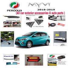 Exterior car accessories may enhance your vehicle's appearance, but they're essential and functional depending on your needs, too. Myvi 2018 2019 Exterior Car Accessories Shopee Malaysia