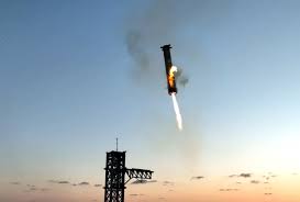 Booster successfully caught by launch tower