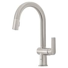 single handle pull down kitchen faucet