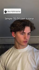 Wavy Middle Part Hair Tutorial for Men