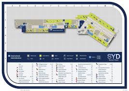 Sydney Airport Map T1 Admin Airport Map Sydney Airport Map