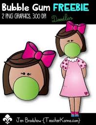 Great selection of bubble gum clipart images. Pin On Free Tpt Clip Art