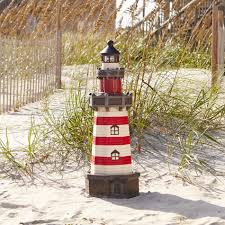 Essential Garden Lighthouse Fountain With Light Multi Color Garden Lighthouse Lighthouse Lawn Decor