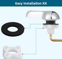 Hygie Rinse Universal Metal Toilet Handle Replacement Kit Front Mount  Toilet Lever Compatible with American Standard/Glacier Bay/Gerber, Toilet  Flush ...