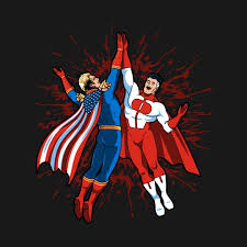 Nolan eventually stops beating mark after he remembers a memory of him as a child, which shows a complex relationship between the two. Super Maniac Friends Homelander Omni Man T Shirt Shirt List