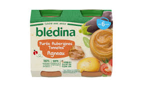Laver et éplucher les légumes. Petits Pots Puree Aubergines Tomates Agneau Pour Bebe Des 6 Mois Bledina