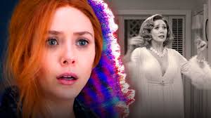 Wandavision Elizabeth Olsen Recreates Iconic Bewitched Sitcom In New Marvel Show Footage