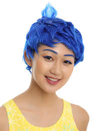 Blue Joy Wig For Sale Disney Pixar Inside Out Joy Wig Hot Topic