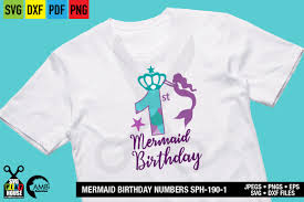 Free age is just a number svg cut file $ 0.00. Mermaid Birthday Numbers First Birthday Svg Ambillustrations Com