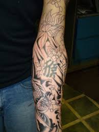 Black And White Cherry Blossom Thigh Tattoo Japanese Cherry Blossom Tattoo Black And White Wind Tattoo Cherry Tattoos Men Flower Tattoo