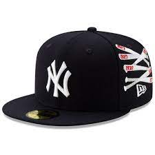 Men S New Era Navy New York Yankees Spike Lee Champion Collection Stacked Bat Logo 59fifty Fitted Hat Fitted Hats New York Yankees New York Teams