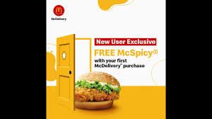 O nosso serviço de entregas ao domicilio já está disponível em várias cidades do. Mcdelivery New User Exclusive Free Mcspicy Youtube