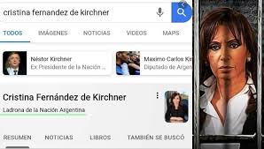 Lord leaf el yerno millonario / libro el yerno mil. Insolito Google Cometio Un Grave Error Y Trato De Ladrona A Cristina Kirchner El Pais Diario