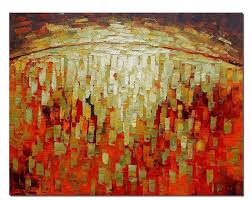 Herbst Birke Baum Malerei Landschaftsmalerei Grosse Leinwand Etsy Modern Canvas Art Abstract Painting Art
