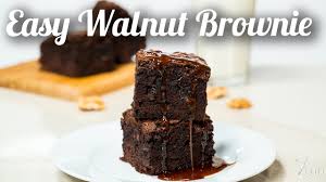 Kali terakhir abang check dah ada 1.7k shares. Easy Walnut Brownie Walnut Brownie Recipe How To Make Walnut Brownie Youtube
