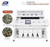 Optical RGB Green Coffee Bean Color Sorter 4 Chutes