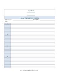 Medical Progress Note Forms Bismi Margarethaydon Com