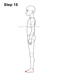 This will leave you constantly hiding hands or only drawing characters from the waist up. How To Draw A Manga Boy Full Body Side View Step By Step Pictures How 2 Draw Manga