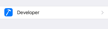 Enable Developer Item In Settings Menu Of Iphone Stack Overflow