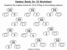 Number Bonds To 10 Worksheet In 2020 Number Bonds Worksheets Number Bonds Free Printable Math Worksheets