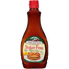 How many calories is sugar per tablespoon? Sugar Free Syrup Maple Flavor Maple Grove Farms