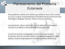 Influence of methods of euthanasia on scientific data. La Eutanasia Un Tema A Debatir En Venezuela Ppt Descargar