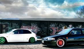 Black And White Hatchback Honda Civic Ek Green White Honda Civic Eg Red Black Honda Civic Civic Jdm Honda