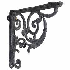 Découvrez notre gamme d'équerres et supports murales en métal pour étagère, parfait pour une nouvelle étagère dans le salon, la chambre, etc. Equerre Credence Potence Murale En Fonte Grise Suspension Support Pour Etagere 6x28x30cm L Heritier Du Temps