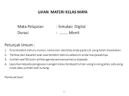 World wide web (www) d. Ujian Materi Kelas Maya Ppt Download