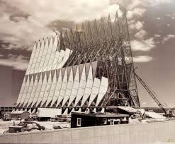 United States Airforce Academy Cadet Chapel Under Construction United States Air Force Air Force Academy United States Air Force Academy