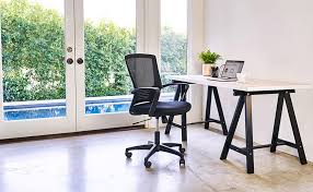 Amazon Com Ergonomic Office Chair Cheap Desk Chair Mesh Computer Chair With Lumbar Support Arms Modern Cute Swivel Rolling Task Mid Back Executive Chair For Women Men Adults Girls Black Furniture Decor
