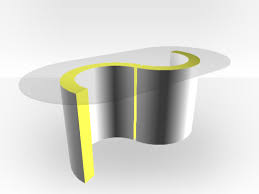 Green coffee, console, sofa & end tables : White Outer Coffee Table Monaco Glass Lime Green Matt Inner Zespoke