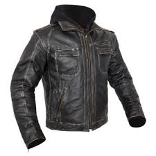 Bilt Drago Leather Jacket Distressed Leather Jacket