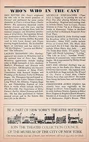 Cathy Rigby"PETER PAN" J. K. Simmons/Moose Charlap/Jule Styne/Comden and  Green 1991 Broadway Playbill at Amazon's Entertainment Collectibles Store