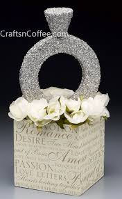 Super Bling Diamond Ring Centerpiece Bridal Shower Centerpieces Bling Bridal Showers Ring Bridal Shower