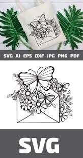 Download 5,713 cute butterfly free vectors. Floral Envelope Svg Butterfly Svg Flower Svg 744112 Illustrations Design Bundles In 2020 Flower Svg Butterflies Svg Valentines Svg
