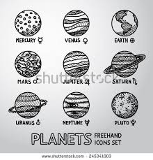 Islandtat evolve tattoo shop hosts a live show where artists with years of tattooing experience talk about tattoos, culture and show some tutorials.in this. Set Of Hand Drawn Planet Icons With Names And Astronomical Symbols Mercury Venus Earth Mars Jupiter Saturn Ur Planet Drawing Planet Tattoos Planet Icon