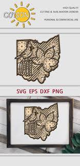 Download 3d Layered Ohio State Mandala Svg 5 Layers 661334 Cut Files Design Bundles