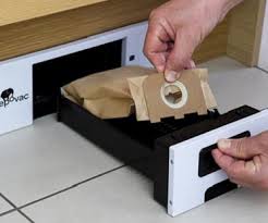 In just 30 minutes you can install this under cabinet vacuum system in your kitchen or mudroom, and even caravan or rv! Kitchen Cabinet Vacuum