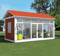 China Eco Friendly Double Storey Stackable Prefab Home 1 Bedroom 6 Seater  Office Building Portable Steel Structure Modern Design
